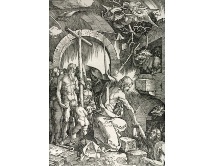 VR12-124 Albrecht Dürer - Kristus sestupující do Limba