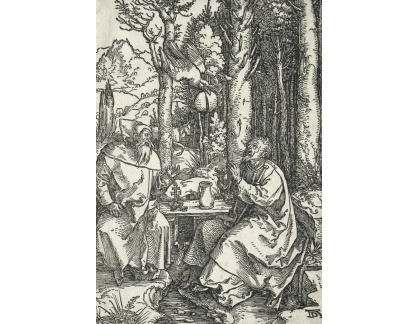 VR12-150 Albrecht Dürer - Svatý Antonín u svatého Pavla poustevníka