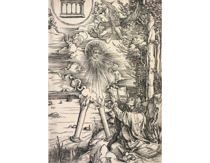 VR12-152 Albrecht Dürer - Svatý Jan požírající knihu