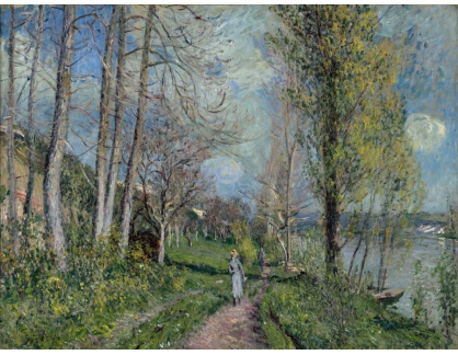 A-6781 Alfred Sisley - Břehy Seiny