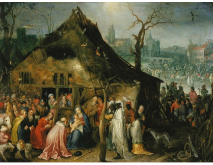 A-7004 Jan Brueghel - Klanění tří králů