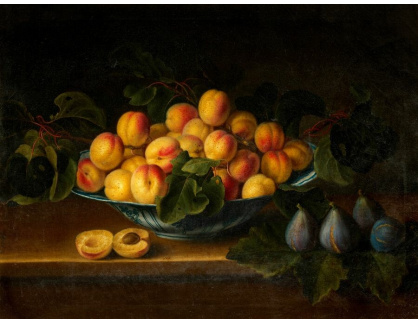 A-7116 Neznámý autor - Zátiší z ovoce s meruňkami a fíky
