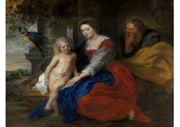 A-7137 Peter Paul Rubens - Svatá rodina s papouškem