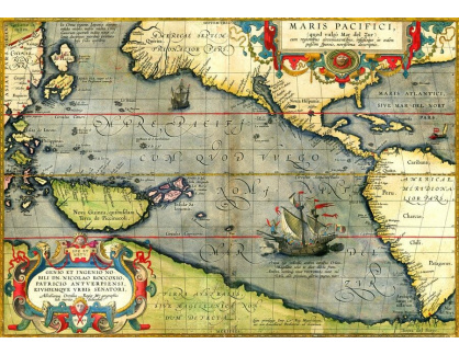 A-7229 Abraham Ortelius - Mapa Pacifiku