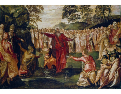 A-7458 Jacopo Tintoretto - Mojžíš udeřil do skály