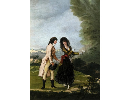 A-7781 Francisco de Goya - Galantní scéna