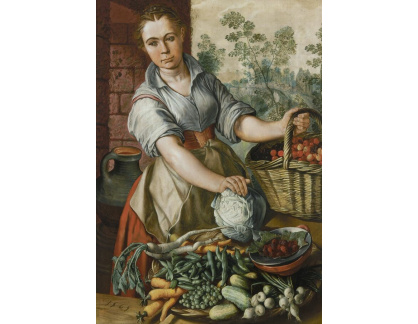 A-7849 Joachim Beuckelaer - Prodejce zeleniny