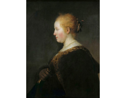 A-8111 Rembrandt - Mladá žena z profilu