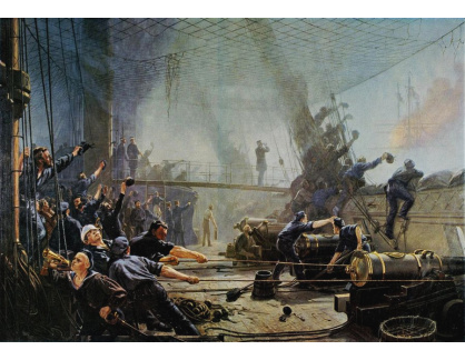 DDSO-3611 Christian Molsted - Na palubě fregaty při bitvě u Helgoland 9 května 1864