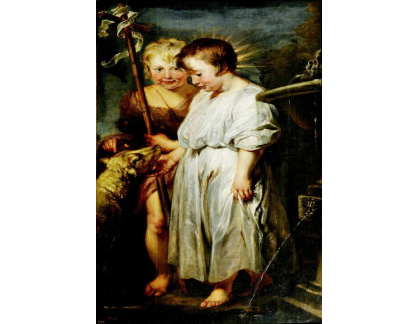 DDSO-2543 Anthony Van Dyck a Peter Paul Rubens - Kristus jako dítě s Janem Křtitelem