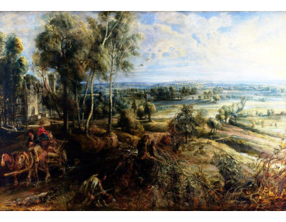 DDSO-4112 Peter Paul Rubens - Pohled na Het Steen v časných ranních hodinách