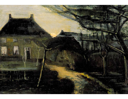DDSO-4293 Vincent van Gogh - Fara v Nuenen za soumraku