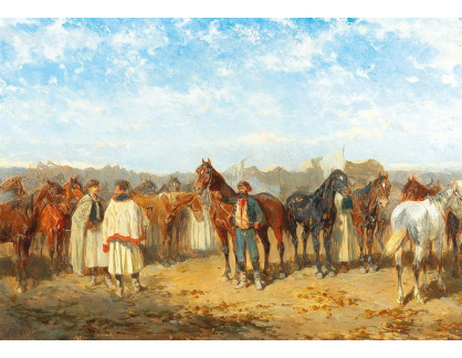 DDSO-4793 Alexander von Bensa - Maďarský koňský trh