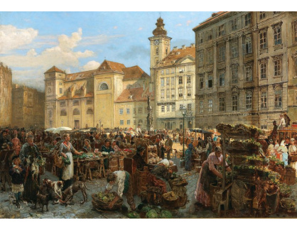 DDSO-4804 Alois Schönn - Vídeň, pohled na trh na Freyungu