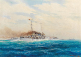 DDSO-4850 August von Ramberg - Bombardování ostrova Pelagosa 1915
