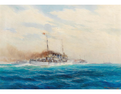 DDSO-4850 August von Ramberg - Bombardování ostrova Pelagosa 1915