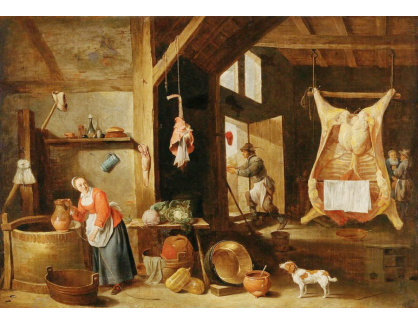 DDSO-4900 David Teniers - U studny ve stodole