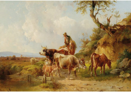 DDSO-4909 Edmund Mahlknecht - Pastýř a stádo krav