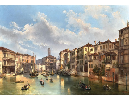 DDSO-4948 Federico Moja - Pohled na Canal Grande v Benátkách