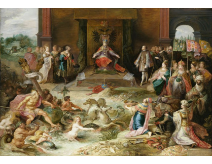 DDSO-4965 Frans Francken - Alegorie o abdikaci císaře Karla V v Bruselu