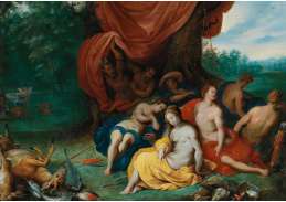 DDSO-5036 Jan Brueghel a Hendrik van Balen - Diana a její nymfy po lovu