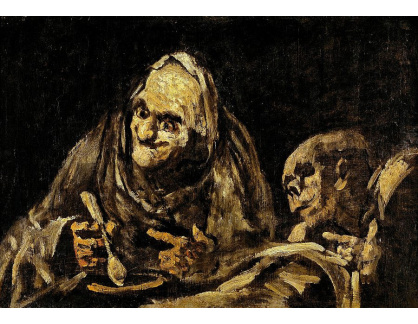 DDSO-5354 Francisco de Goya - Dva staří muži jedící polévku