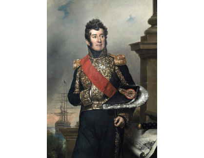 DDSO-2812 Jean-Baptiste Paulin Guérin - Portrét hraběte Johna Francise Laurenta Trugueta, admirála Francie