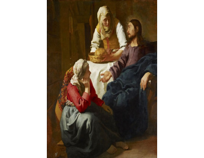 DDSO-2838 Johannes Vermeer - Kristus v domě Marie Magdaleny