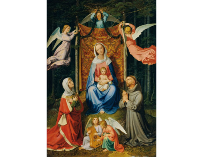 DDSO-2856 Joseph von Führich - Madonna s dítětem a svatými Adelou s Františkem