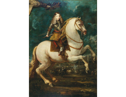 DDSO-3003 Sebastian Herrera Barnuevo - Jezdecký portrét krále Karla II