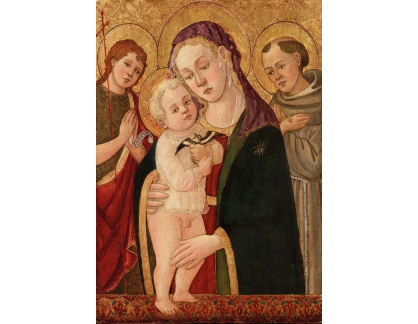 DDSO-5398 Domenico di Zanobi - Madonna a dítě se svatými Janem Křtitelem a Františkem