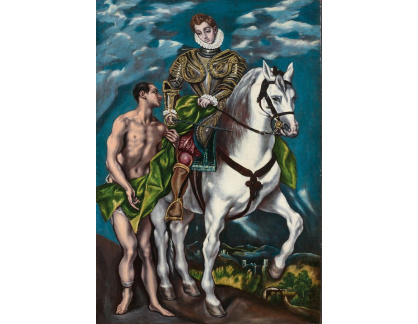 DDSO-5408 El Greco - Svatý Martin a žebrák
