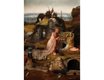 D-6325 Hieronymus Bosch - Triptych svatých, střední panel