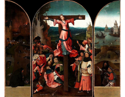 D-6336 Hieronymus Bosch - Triptych ukřižovaného mučedníka
