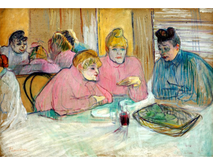 D-6338 Henri de Toulouse-Lautrec - Dámy v jídelně