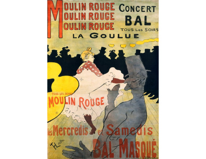 D-6359 Henri de Toulouse-Lautrec - Moulin Rouge, La Goulue
