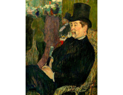 D-6377 Henri de Toulouse-Lautrec - Portrét pana Delaporte