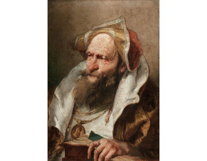 D-6062 Giovanni Battista Tiepolo - Portrét starce