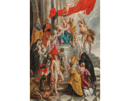 D-6110 Peter Paul Rubens - Marie s dítětem uctívaná svatými