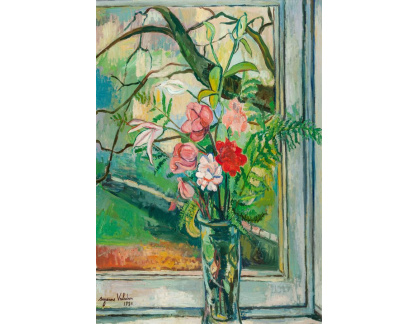 D-6122 Suzanne Valadon - Květiny před oknem