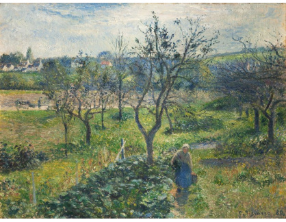 D-6143 Camille Pissarro - Zahrada ve Val Hermé
