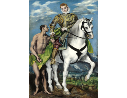 D-7821 El Greco - Svatý Martin a žebrák