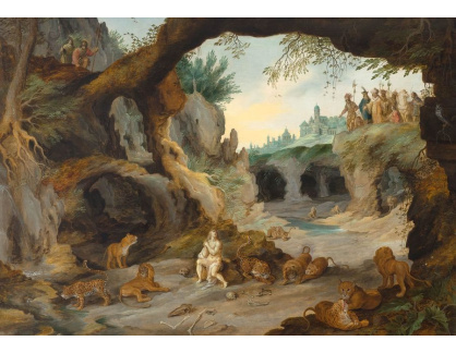D-6657 Jan Brueghel a Frans Francken - Daniel ve lvím doupěti