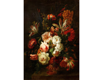 D-6774 Jean-Baptiste Monnoyer - Květinové zátiší s tulipány a pivoňkami