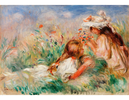 D-6813 Pierre-Auguste Renoir - Dívky v trávě