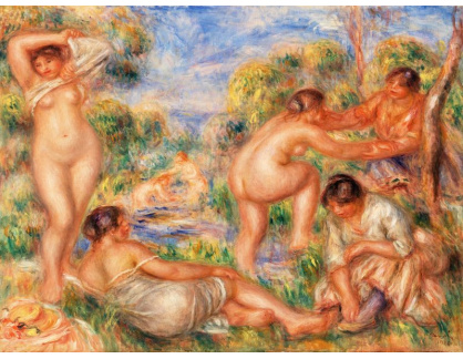 D-6840 Pierre-Auguste Renoir - Koupajícící se skupina žen