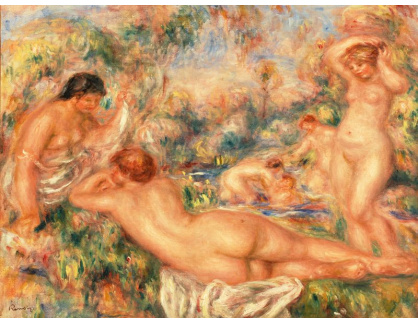 D-6841 Pierre-Auguste Renoir - Koupajícící se skupina žen