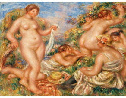 D-6842 Pierre-Auguste Renoir - Koupajícící se skupina žen