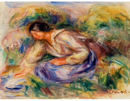 D-6868 Pierre-Auguste Renoir - Žena v modré sukni
