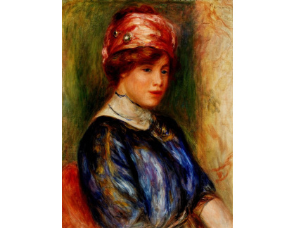 D-6895 Pierre-Auguste Renoir - Mladá žena v modrém